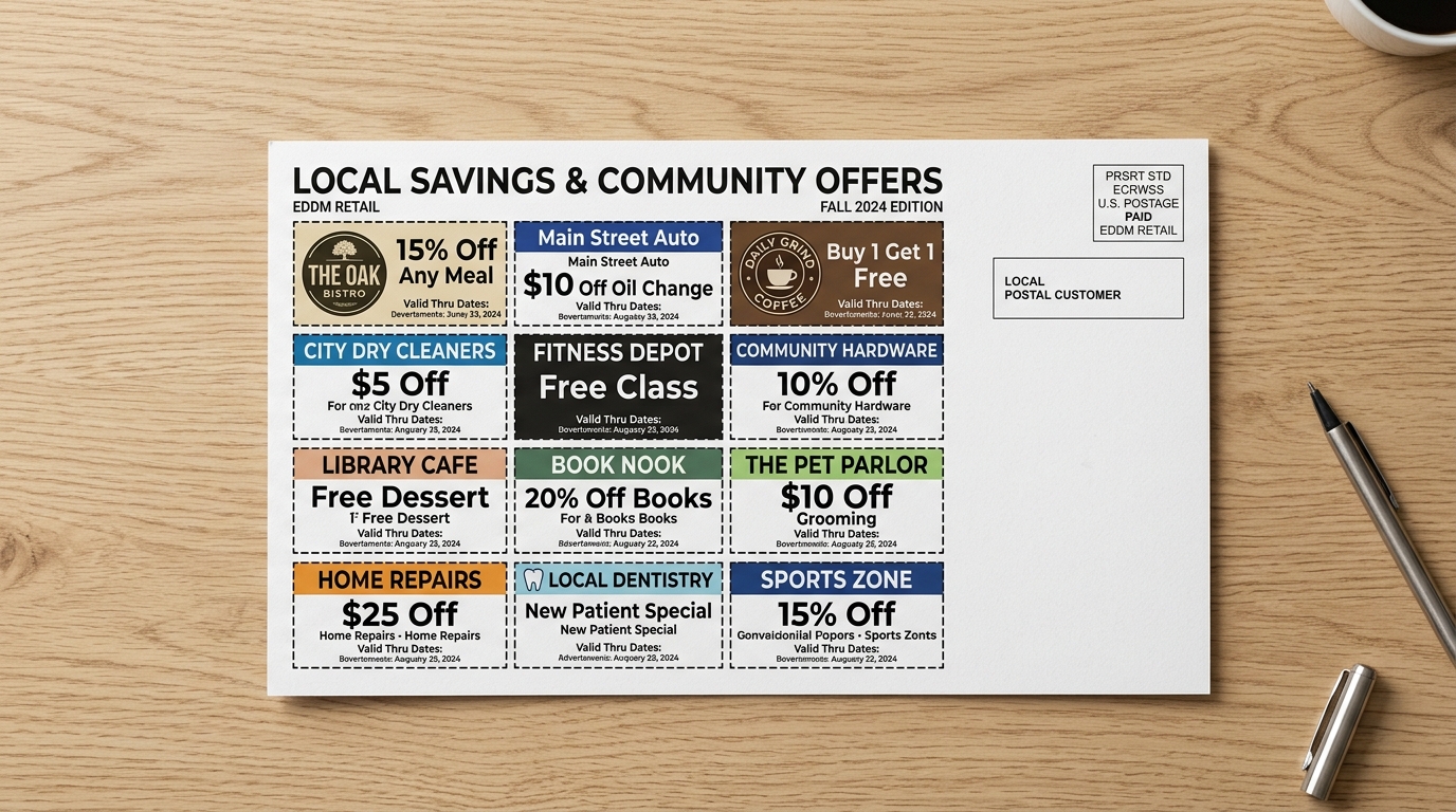 12″ × 6.5″ Oversized EDDM Co-Op Postcard